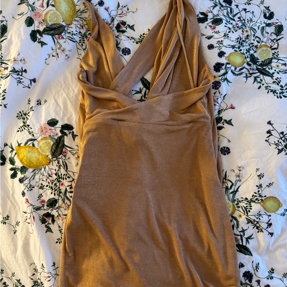 House of CB Kiki Tan mini Dress - Picture 5 of 6